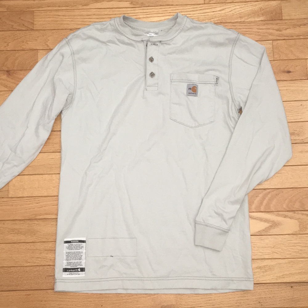 men’s carhartt long sleeve henley shirt